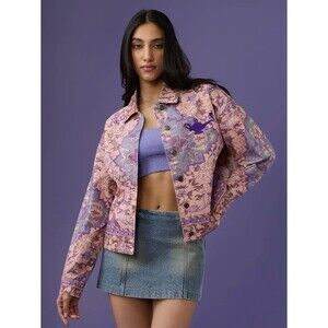 The Souled Store Denim Jacket Movie Princess: Queen of Agrabah 100% Cotton